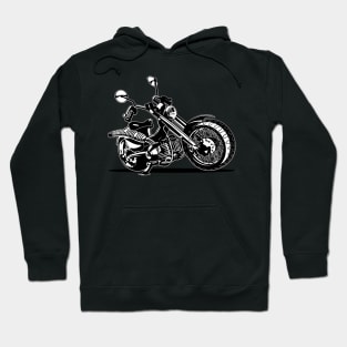 Cartoon Motorcycle Hoodie